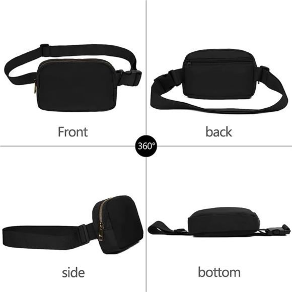 New Waist Pack for Running Fanny‎ Pack for Women and Men Crossbody Belt Bag - Picture 3 of 6